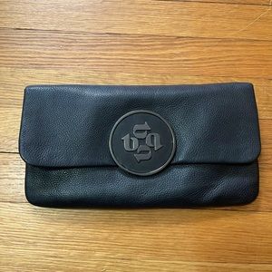 Ted Baker black clutch purse 100% genuine leather
